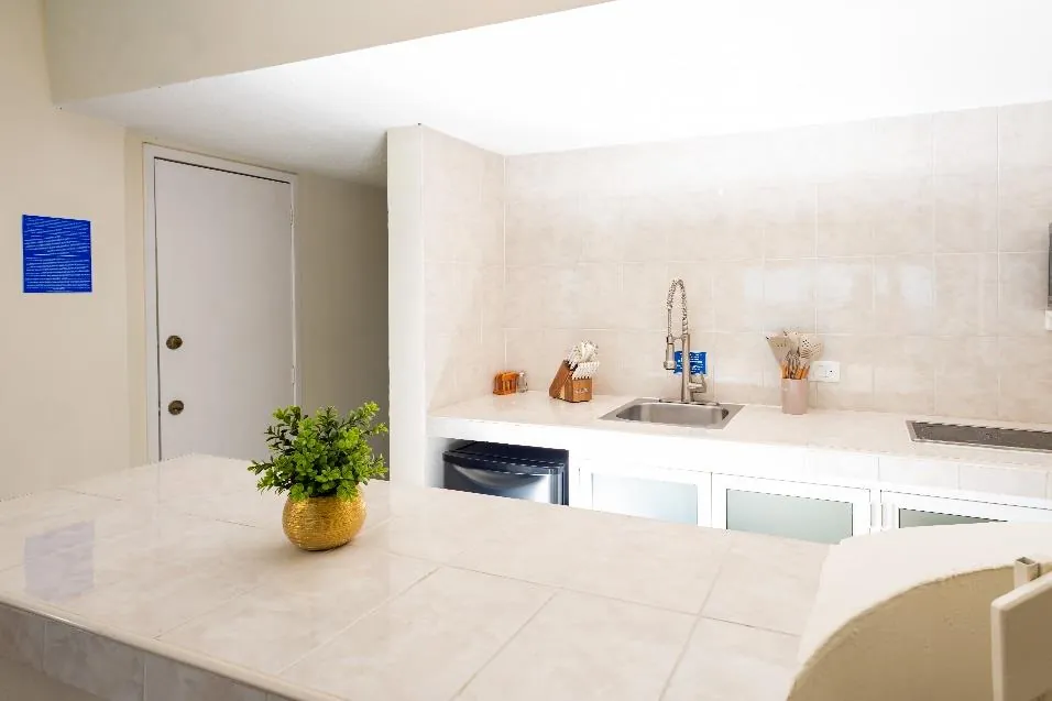 Cocina equipada del Penthouse 2A en Salvia, Zona Hotelera de Cancún