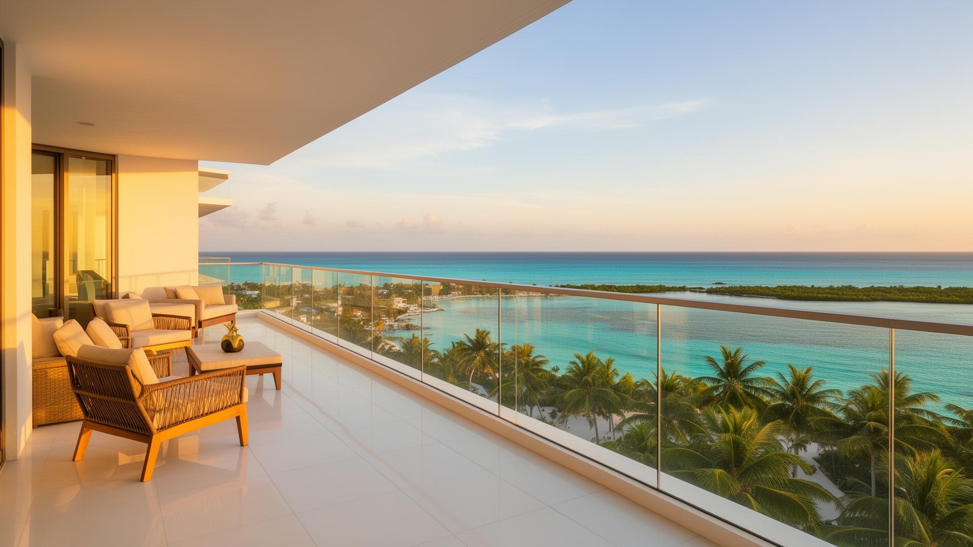 Penthouse 604AB — La unidad más grande — Esquina con vistas panorámicas, Edificio Salvia Cancún